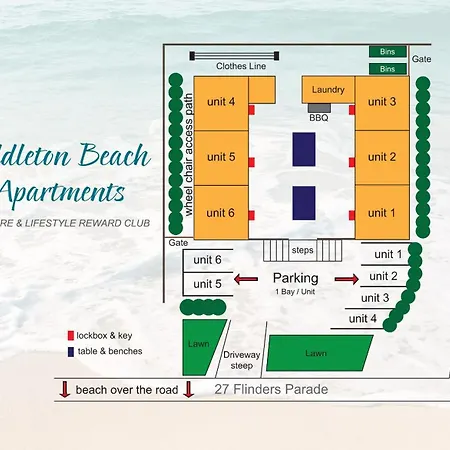 Api Middleton Beach Front Apartments Albany Exterior photo